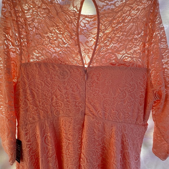 Torrid Midi Lace Illusion Dress - Picture 4 of 6